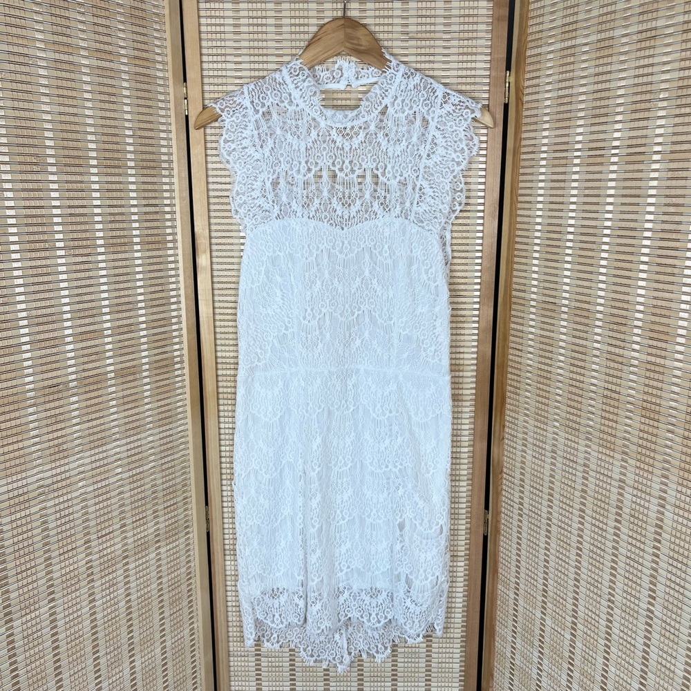 Intimately Free People Bridal White Lace Daydreamer Dress - Picture 8 of 12